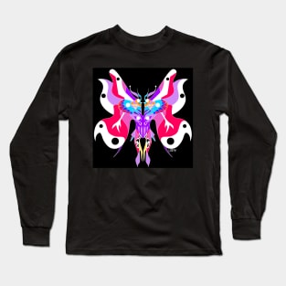 mothman kaiju cryptid art ecopop Long Sleeve T-Shirt